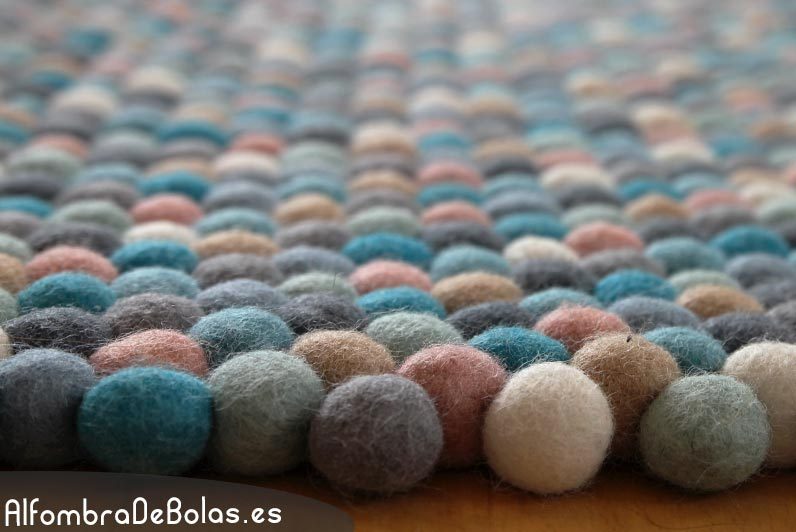 Alfombras de fieltro de AlfombraDeBolas
