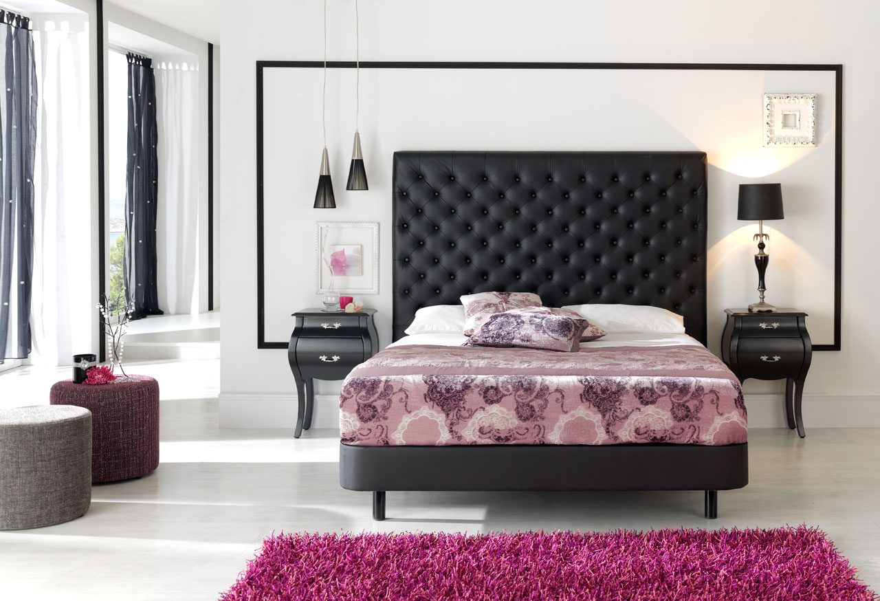 Cabecero de cama de estilo romántico Cabecero de cama de estilo romántico