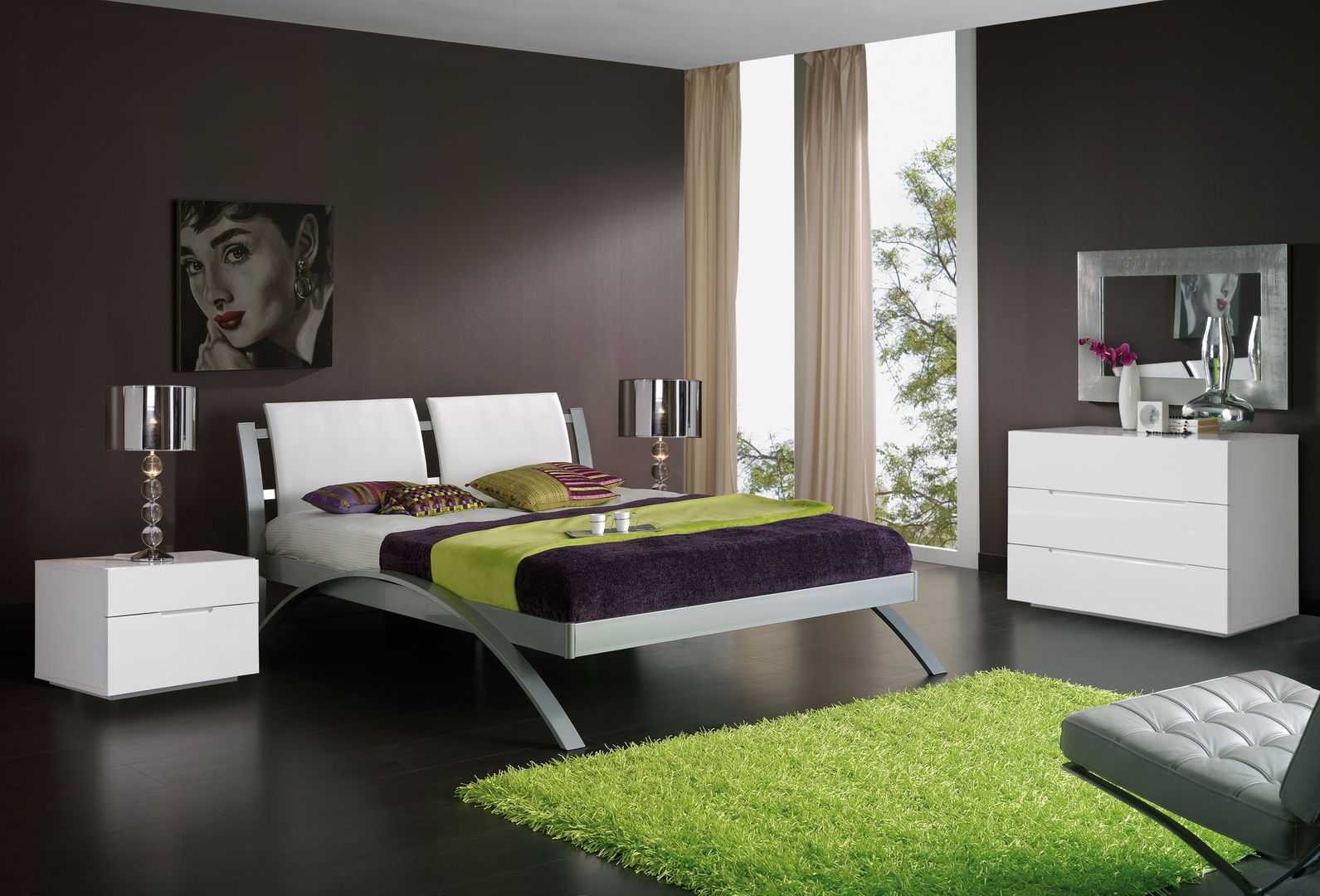 Dormitorio de tonos marrones Dormitorio de tonos marrones