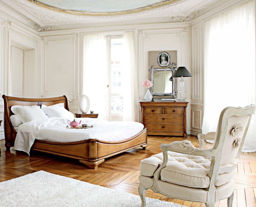 Dormitorio rústico de tonos claros Dormitorio rústico de tonos claros