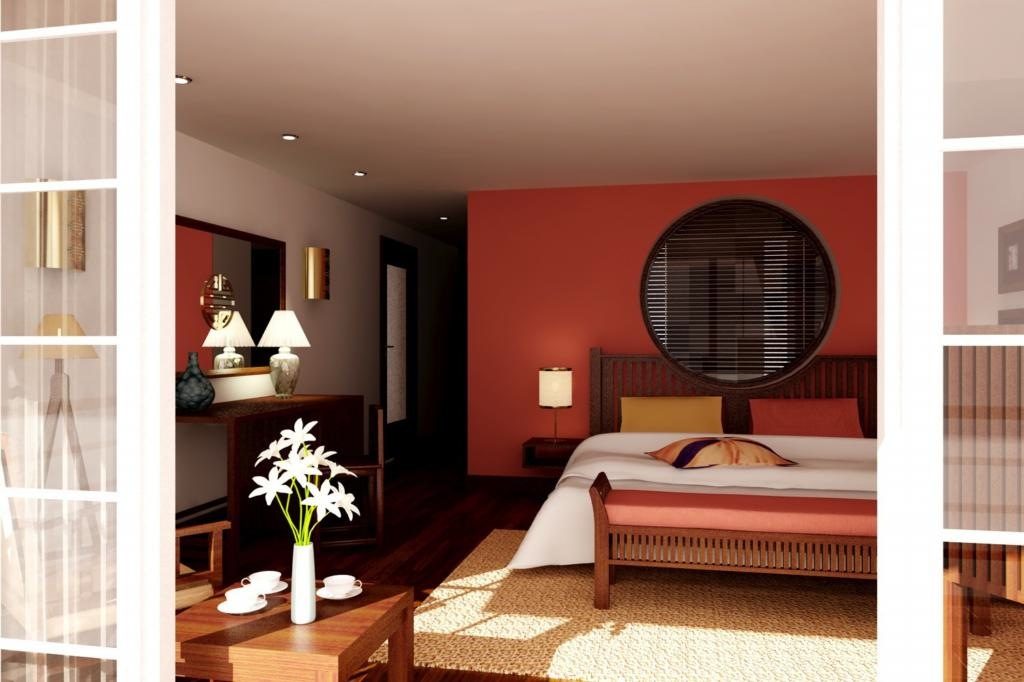 Habitación con decoración japonesa Habitación con decoración japonesa