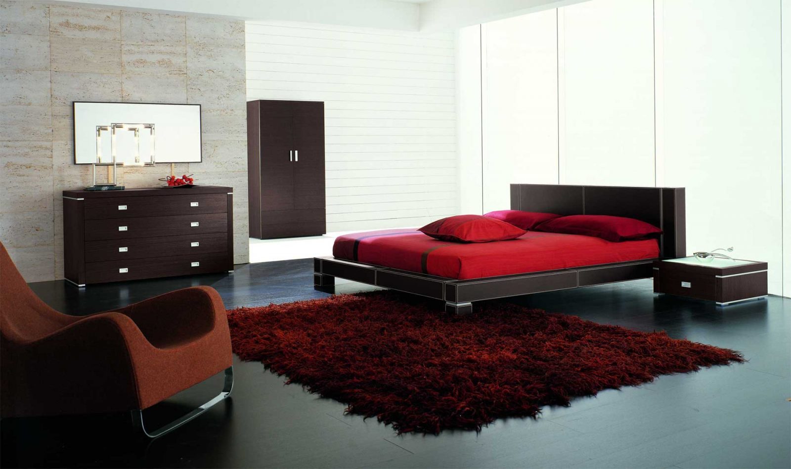 Habitación moderna minimalista Habitación moderna minimalista