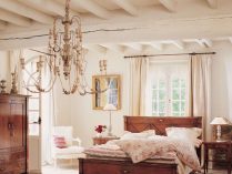 Decoración rústica para un dormitorio