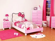 Habitación de Hello Kitty para niñas